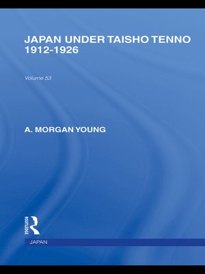 cover image of Japan Under Taisho Tenno